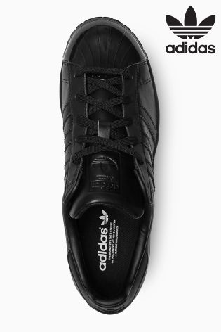 adidas Originals Black Superstar Gloss